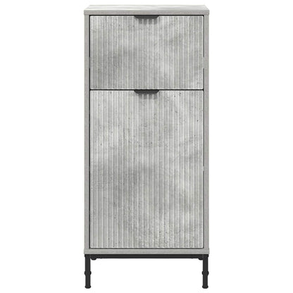 vidaXL Bathroom Cabinet Concrete Grey 39.5 x 36 x 88 cm