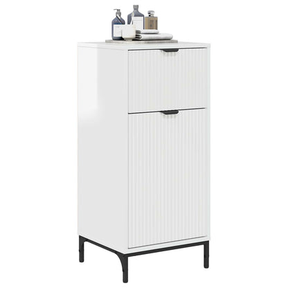 vidaXL Bathroom Cabinet High Gloss White 39.5 x 36 x 88 cm