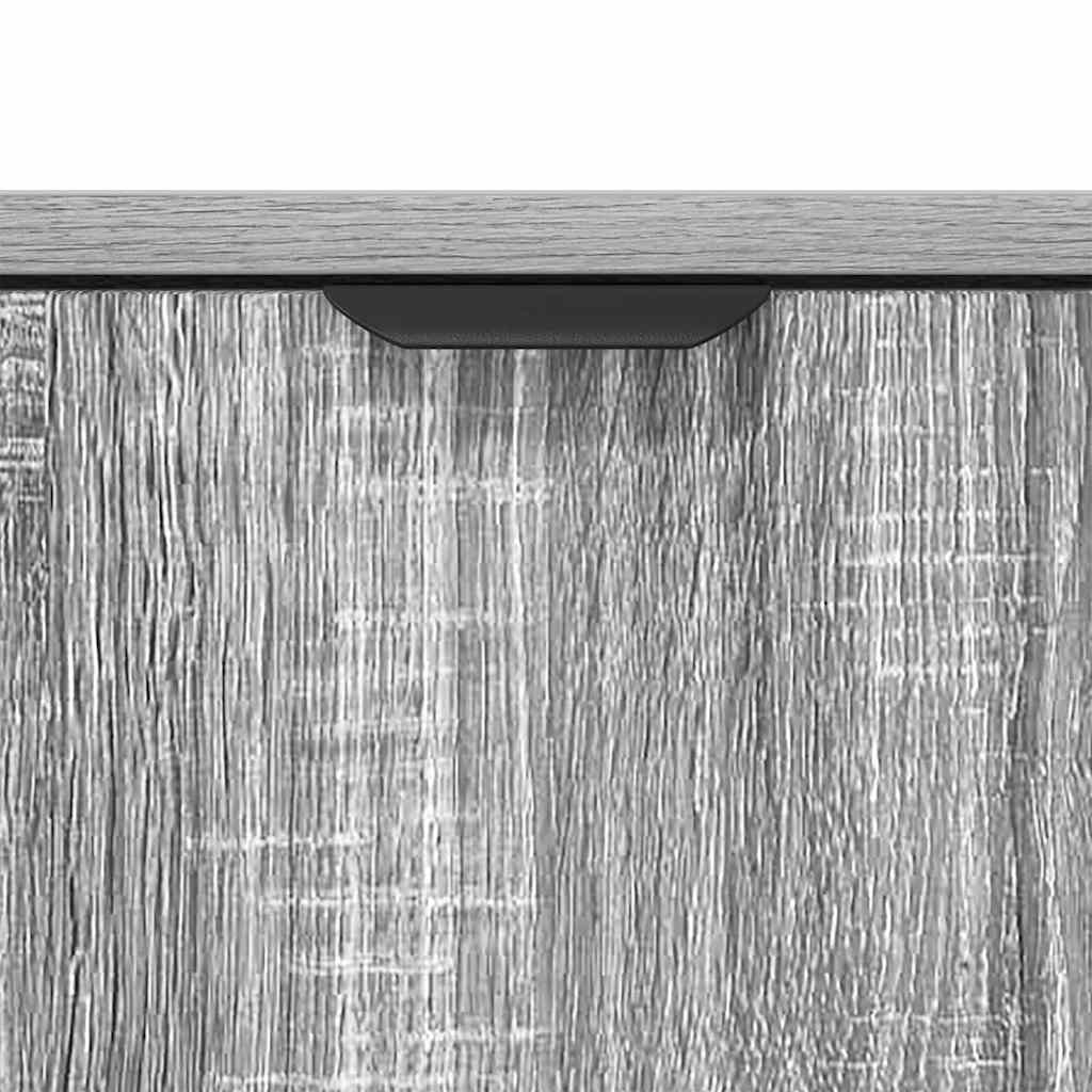 vidaXL Bathroom Cabinet with Drawer Grey Sonoma 39.5 x 36 x 88 cm
