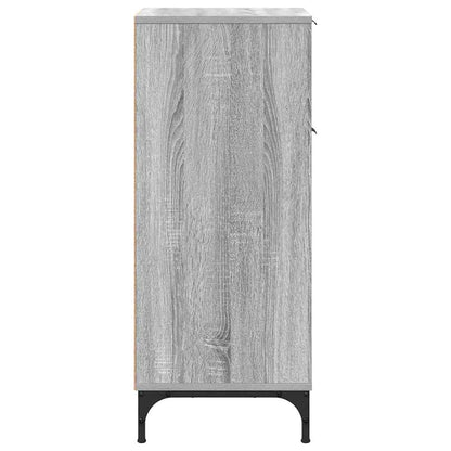 vidaXL Bathroom Cabinet with Drawer Grey Sonoma 39.5 x 36 x 88 cm