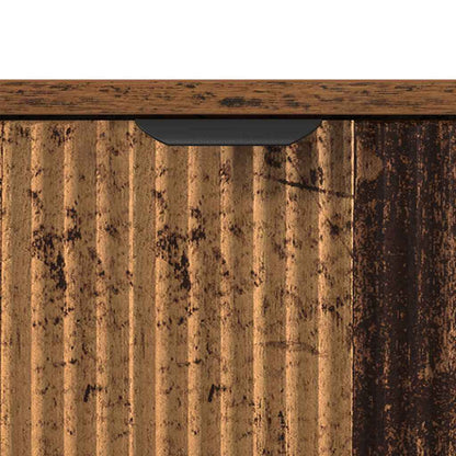 vidaXL Bathroom Cabinet with Drawer Old Wood 39.5 x 36 x 88 cm