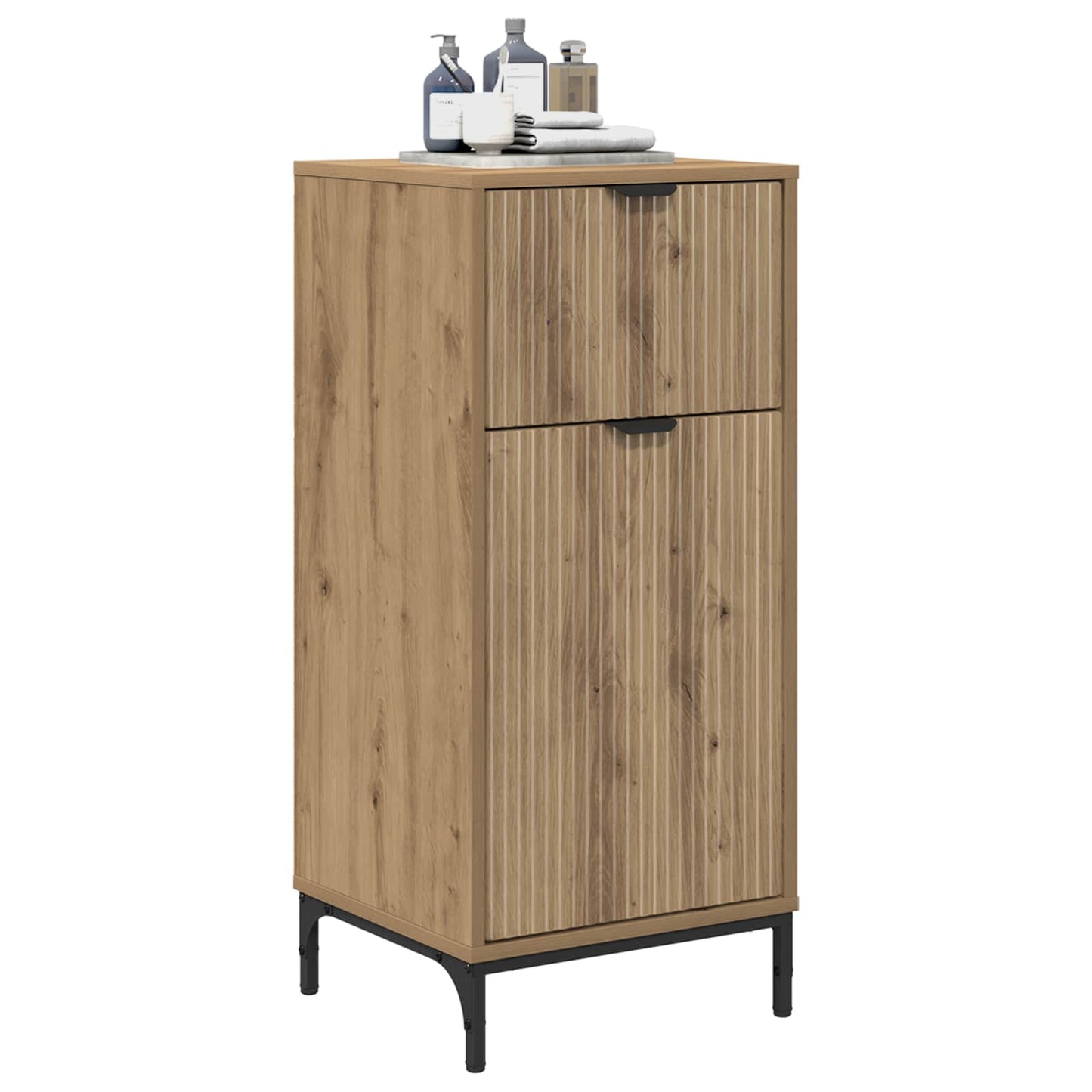 vidaXL Bathroom Cabinet Artisan Oak 39.5 x 36 x 88 cm