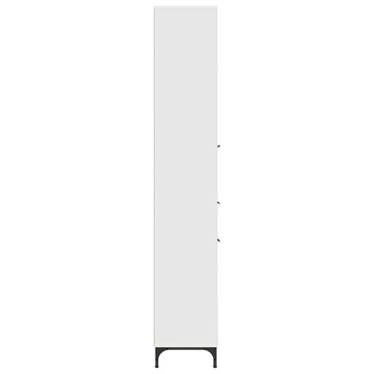vidaXL Bathroom Cabinet with Drawer with Door White 31.5 x 33 x 190 cm