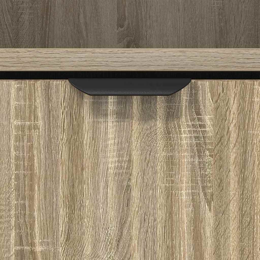 vidaXL Bathroom Cabinet with Drawer Sonoma Oak 31.5 x 33 x 190 cm