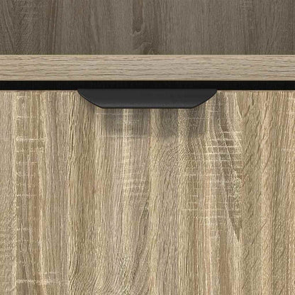 vidaXL Bathroom Cabinet with Drawer Sonoma Oak 31.5 x 33 x 190 cm