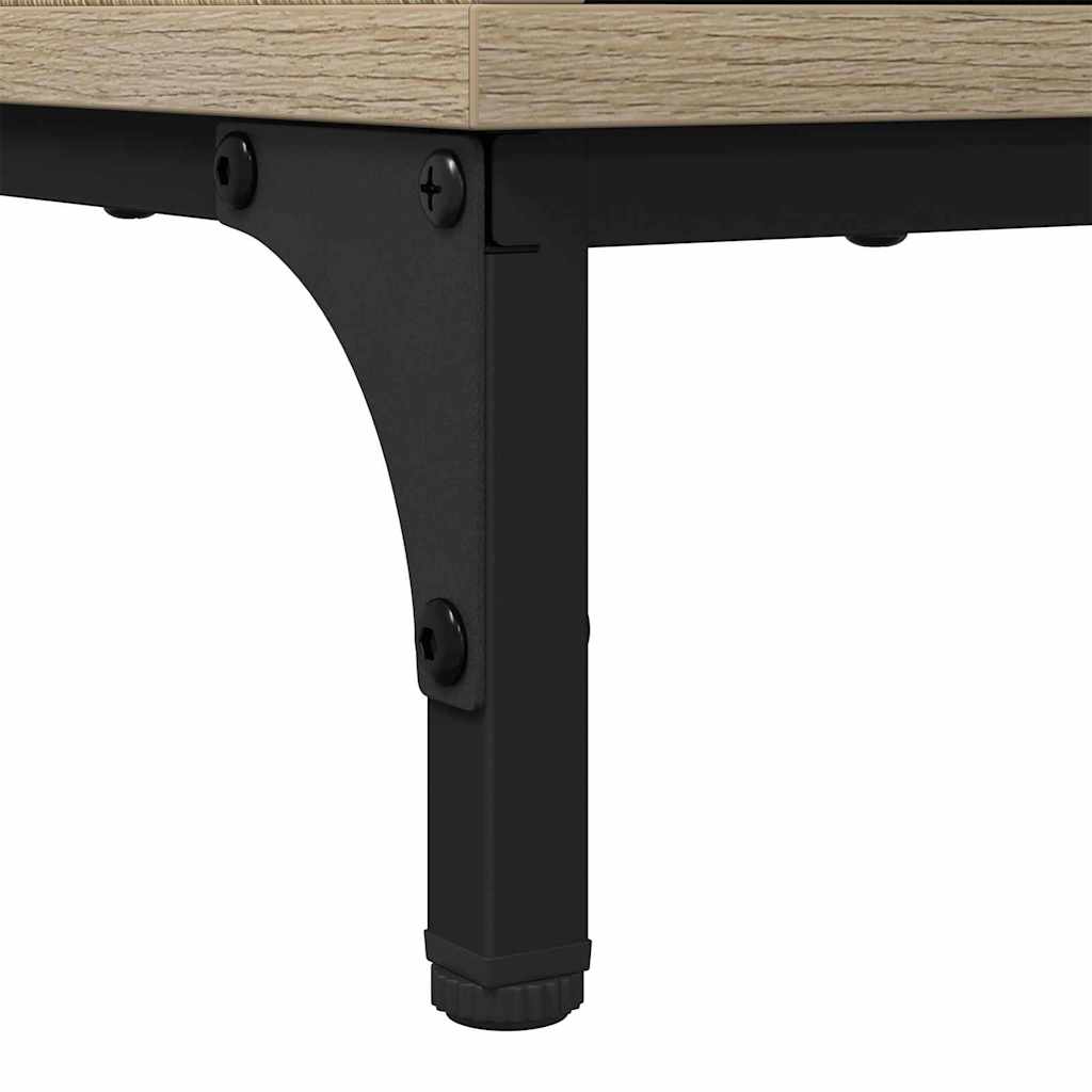 vidaXL Bathroom Cabinet with Drawer Sonoma Oak 31.5 x 33 x 190 cm