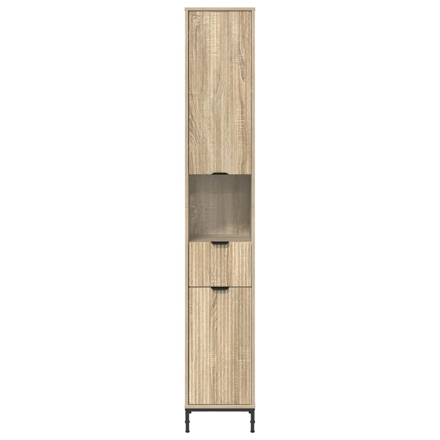 vidaXL Bathroom Cabinet Sonoma Oak 31.5 x 33 x 190 cm