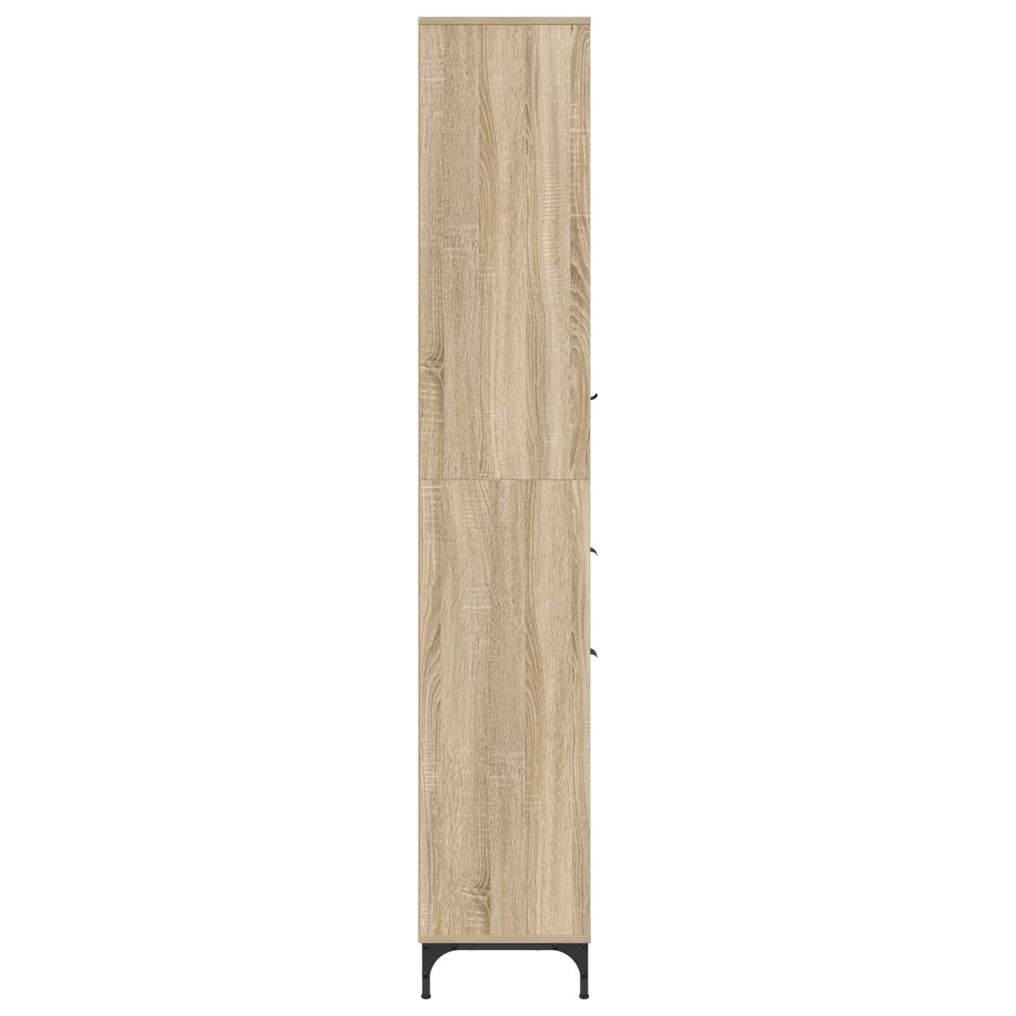 vidaXL Bathroom Cabinet with Drawer Sonoma Oak 31.5 x 33 x 190 cm