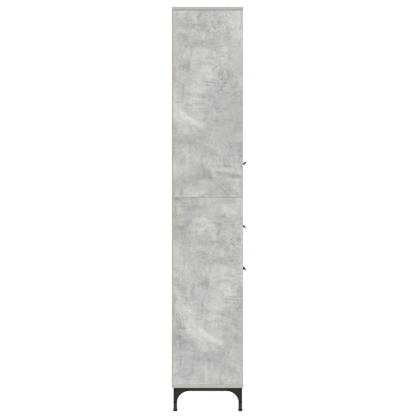 vidaXL Bathroom Cabinet with Drawer Concrete Grey 31.5 x 33 x 190 cm