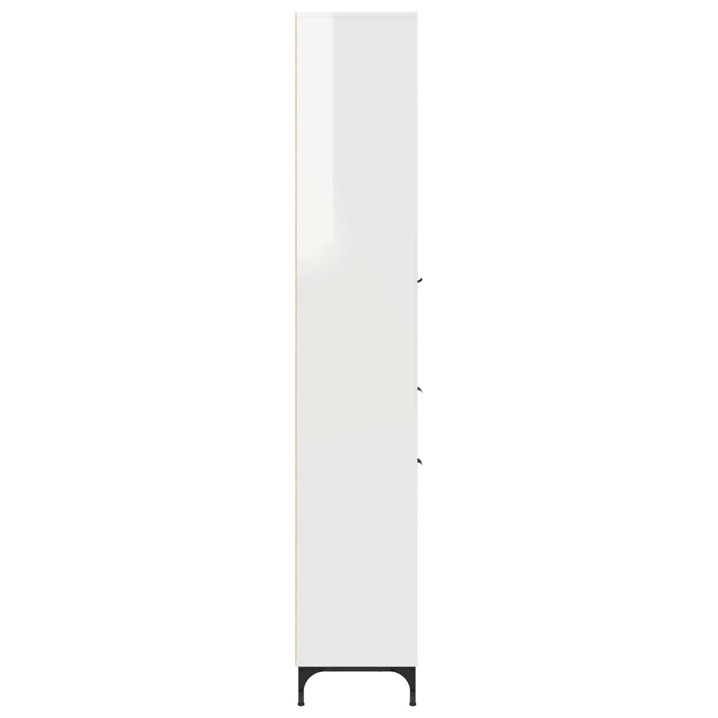vidaXL Bathroom Cabinet High Gloss White 31.5 x 33 x 190 cm