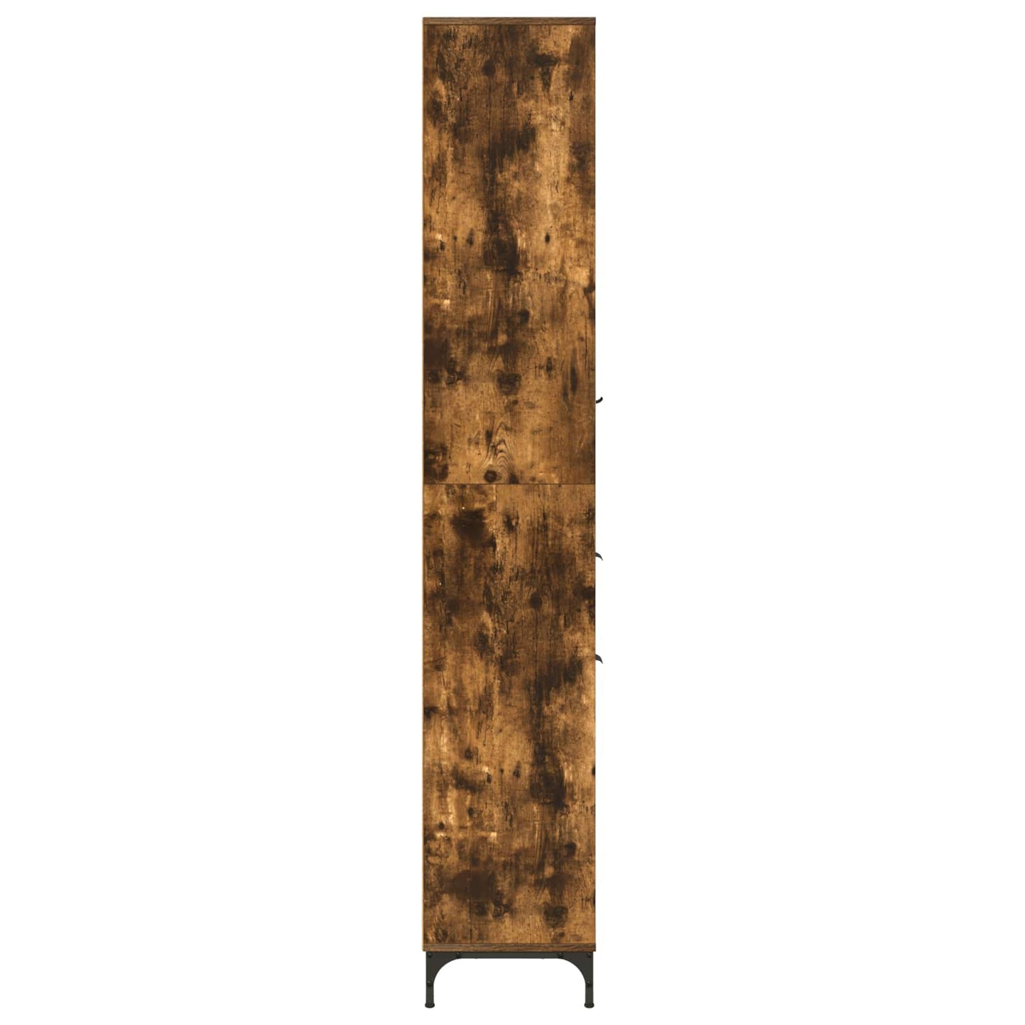 vidaXL Bathroom Cabinet with Drawer Smoked Oak 31.5 x 33 x 190 cm