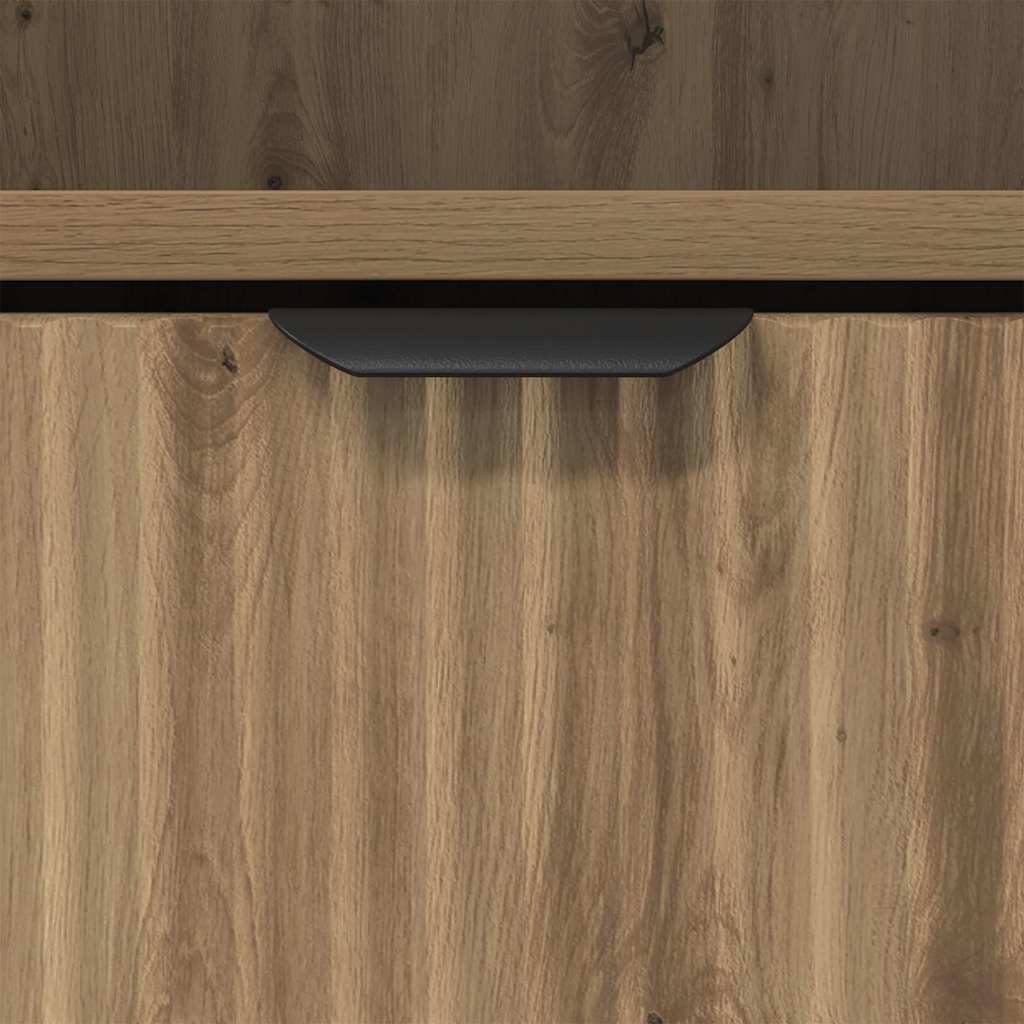 vidaXL Bathroom Cabinet with Drawer Artisan Oak 31.5 x 33 x 190 cm