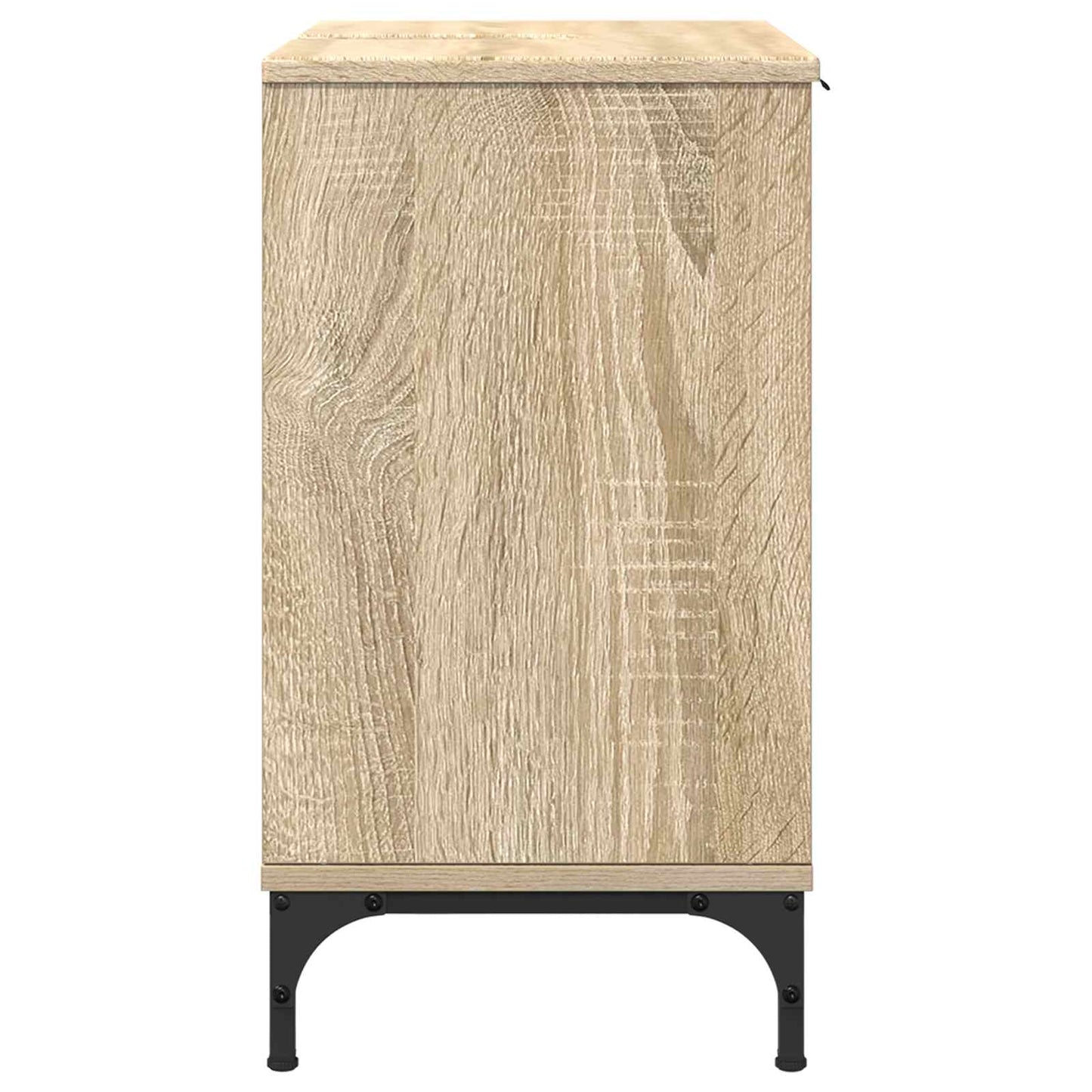 vidaXL Bathroom Sink Cabinet with Door Sonoma Oak 60.5 x 33.5 x 61 cm