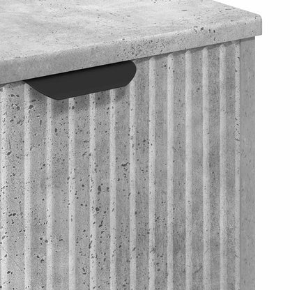 vidaXL Bathroom Sink Cabinet Concrete Grey 60.5 x 33.5 x 61 cm