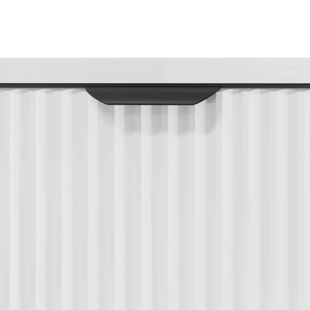 vidaXL Bathroom Sink Cabinet High gloss white 60.5 x 33.5 x 61 cm