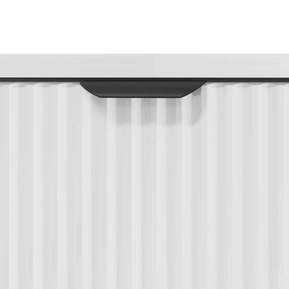 vidaXL Bathroom Sink Cabinet High gloss white 60.5 x 33.5 x 61 cm