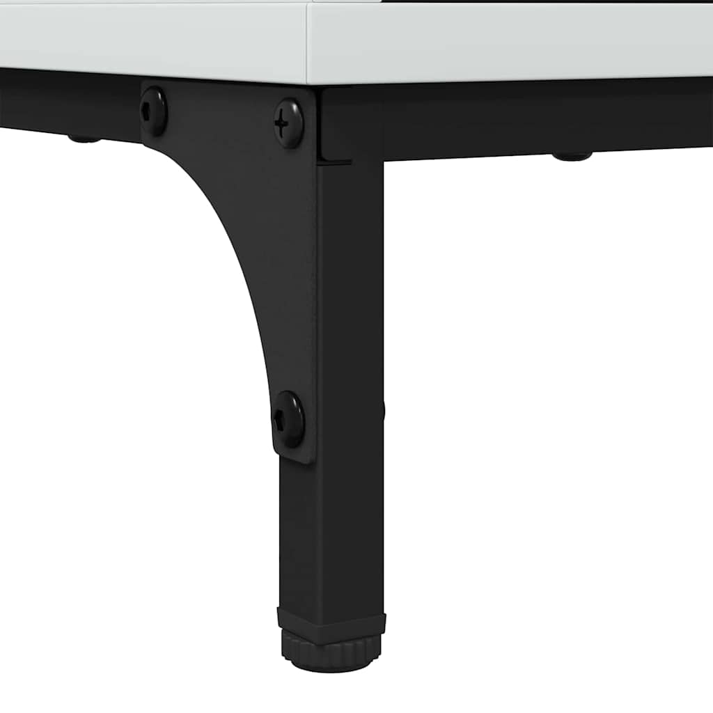 vidaXL Bathroom Sink Cabinet High gloss white 60.5 x 33.5 x 61 cm