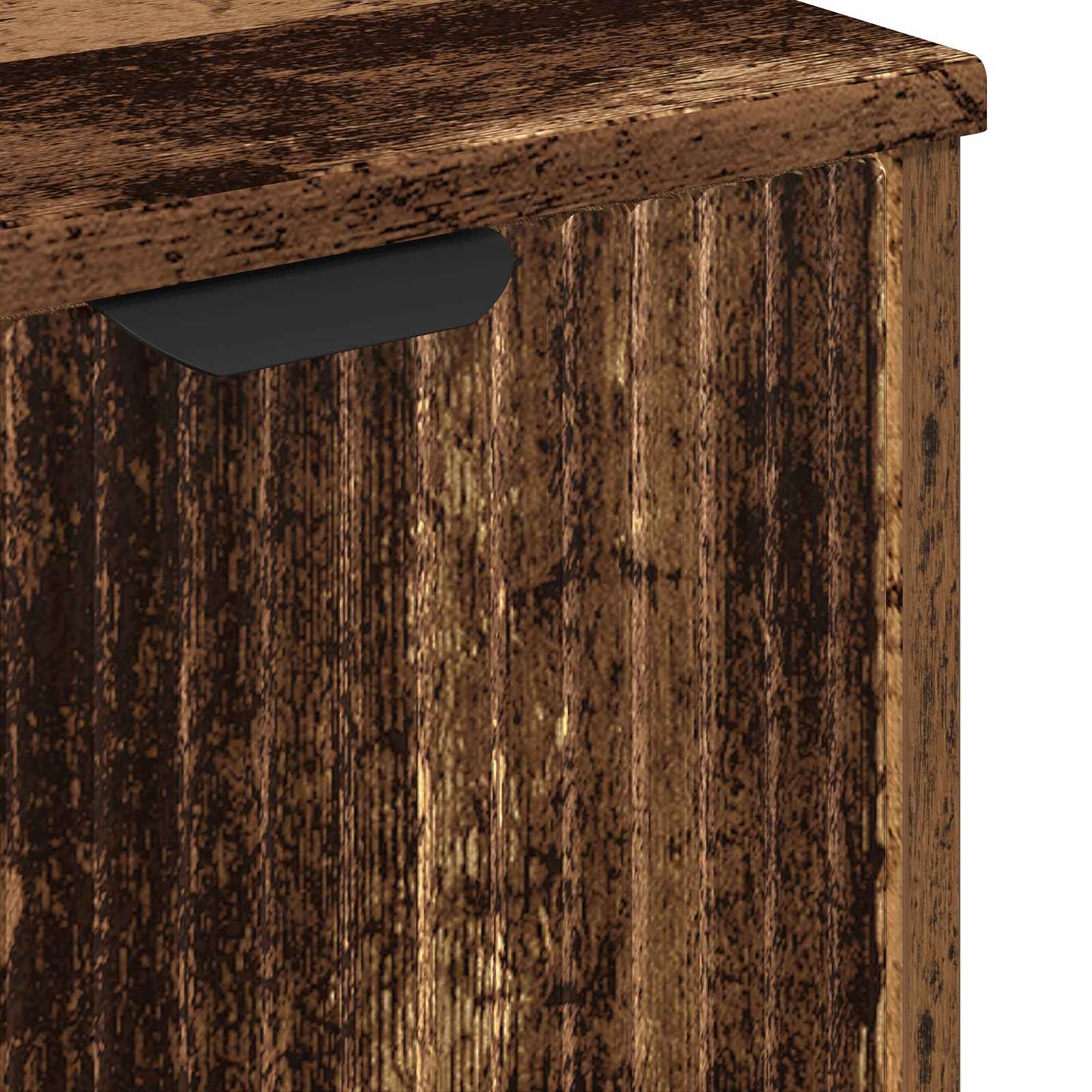vidaXL Bathroom Sink Cabinet with Storage Old Wood 60.5 x 33.5 x 61 cm