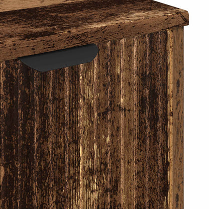vidaXL Bathroom Sink Cabinet with Storage Old Wood 60.5 x 33.5 x 61 cm
