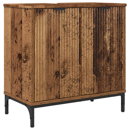 vidaXL Bathroom Sink Cabinet Old Wood 60.5 x 33.5 x 61 cm
