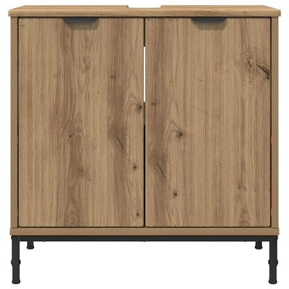 vidaXL Bathroom Sink Cabinet Artisan Oak 60.5 x 33.5 x 61 cm