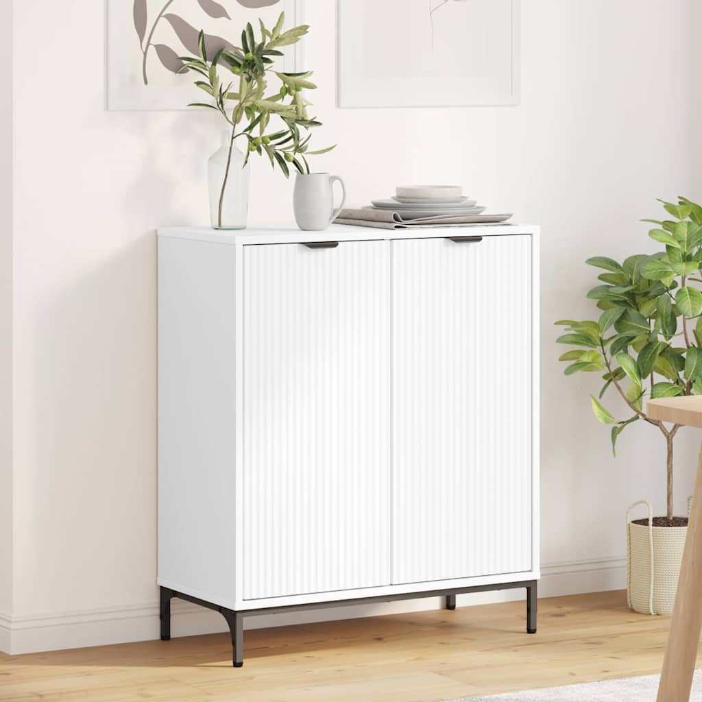 vidaXL Sideboard White 69.5 x 33 x 82 cm Engineered Wood
