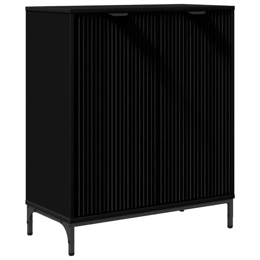 vidaXL Sideboard Black 69.5 x 33 x 82 cm Engineered Wood