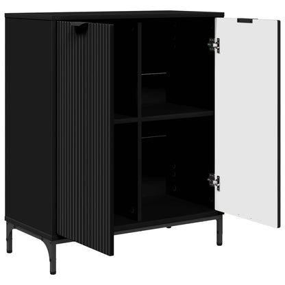 vidaXL Sideboard Black 69.5 x 33 x 82 cm Engineered Wood