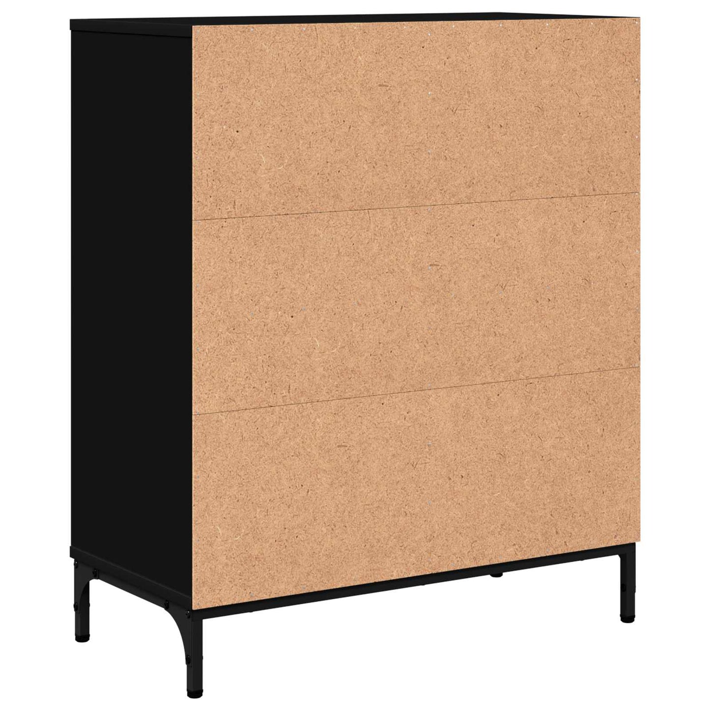 vidaXL Sideboard Black 69.5 x 33 x 82 cm Engineered Wood