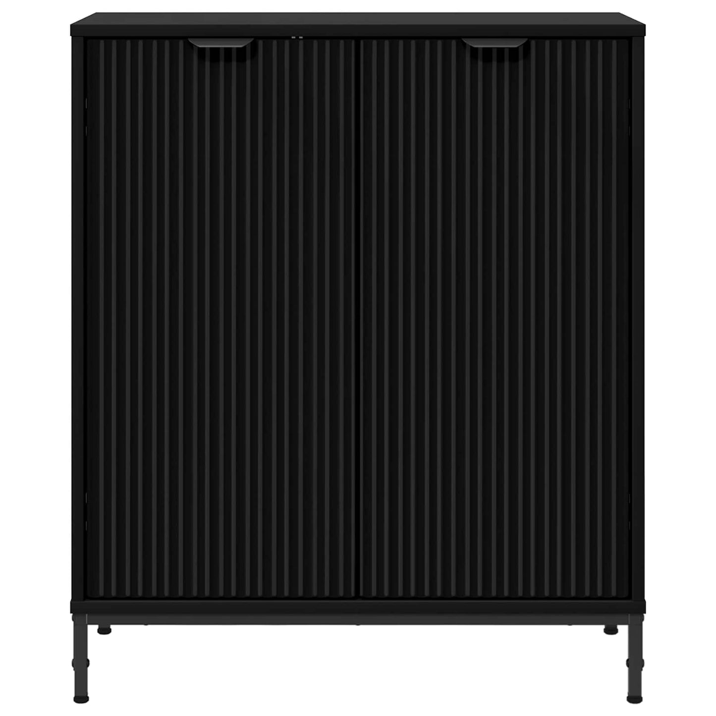 vidaXL Sideboard Black 69.5 x 33 x 82 cm Engineered Wood