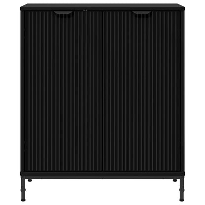 vidaXL Sideboard Black 69.5 x 33 x 82 cm Engineered Wood