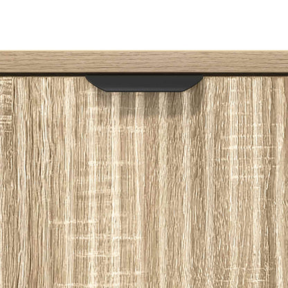 vidaXL Sideboard Sonoma Oak 69.5 x 33 x 82 cm Engineered Wood