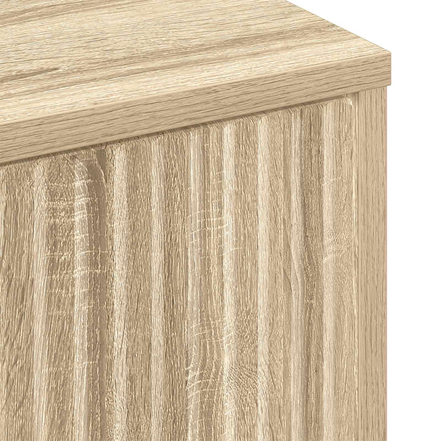 vidaXL Sideboard Sonoma Oak 69.5 x 33 x 82 cm Engineered Wood