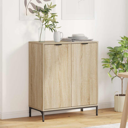 vidaXL Sideboard Sonoma Oak 69.5 x 33 x 82 cm Engineered Wood