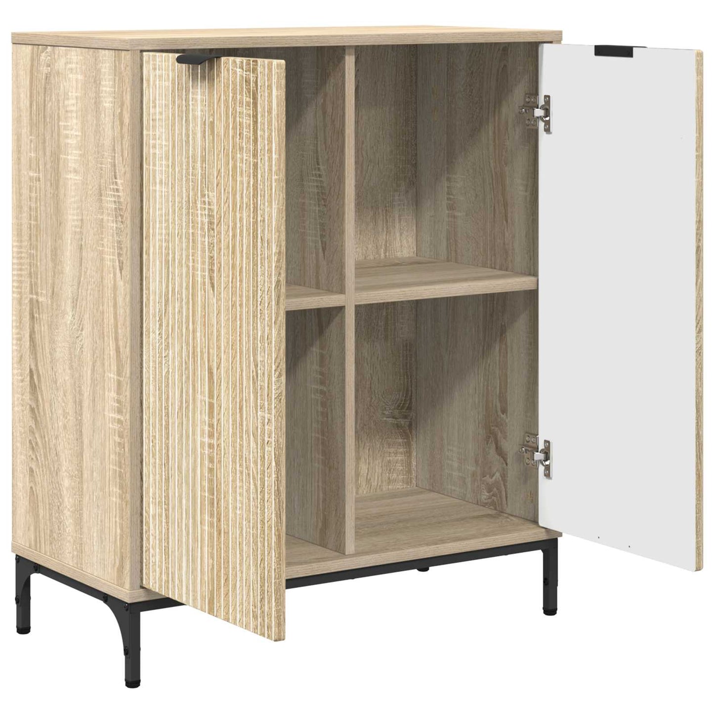 vidaXL Sideboard Sonoma Oak 69.5 x 33 x 82 cm Engineered Wood