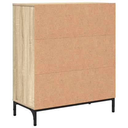 vidaXL Sideboard Sonoma Oak 69.5 x 33 x 82 cm Engineered Wood