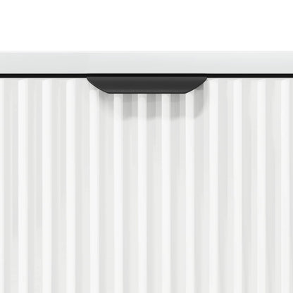 vidaXL Sideboard High Gloss White 69.5 x 33 x 82 cm Engineered Wood