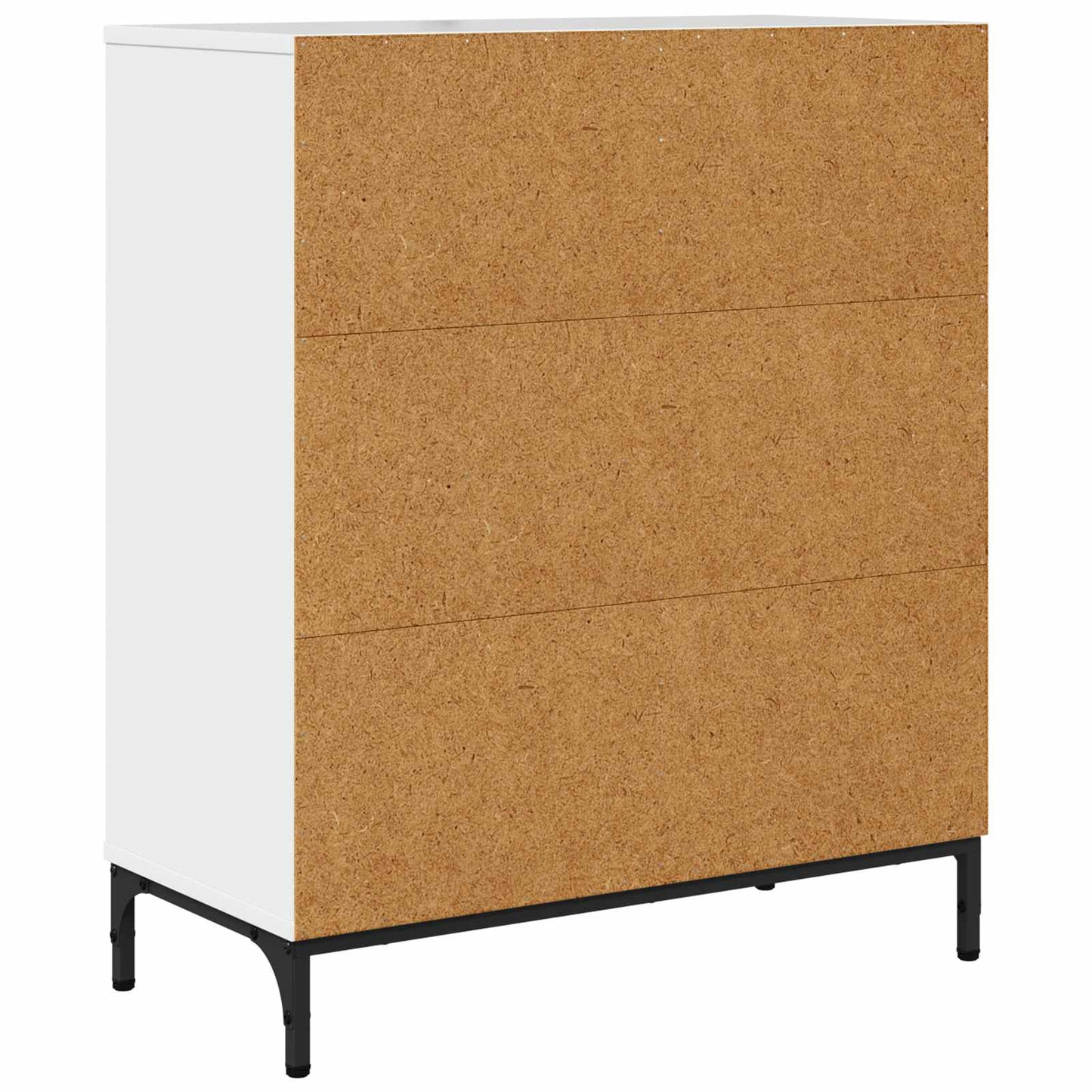 vidaXL Sideboard High Gloss White 69.5 x 33 x 82 cm Engineered Wood