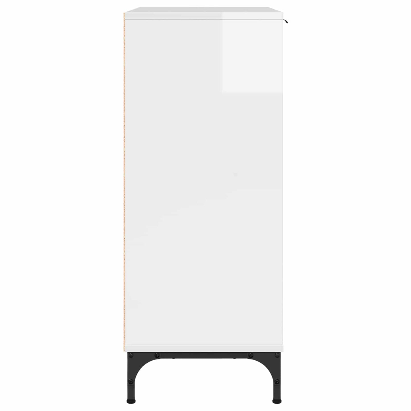 vidaXL Sideboard High Gloss White 69.5 x 33 x 82 cm Engineered Wood