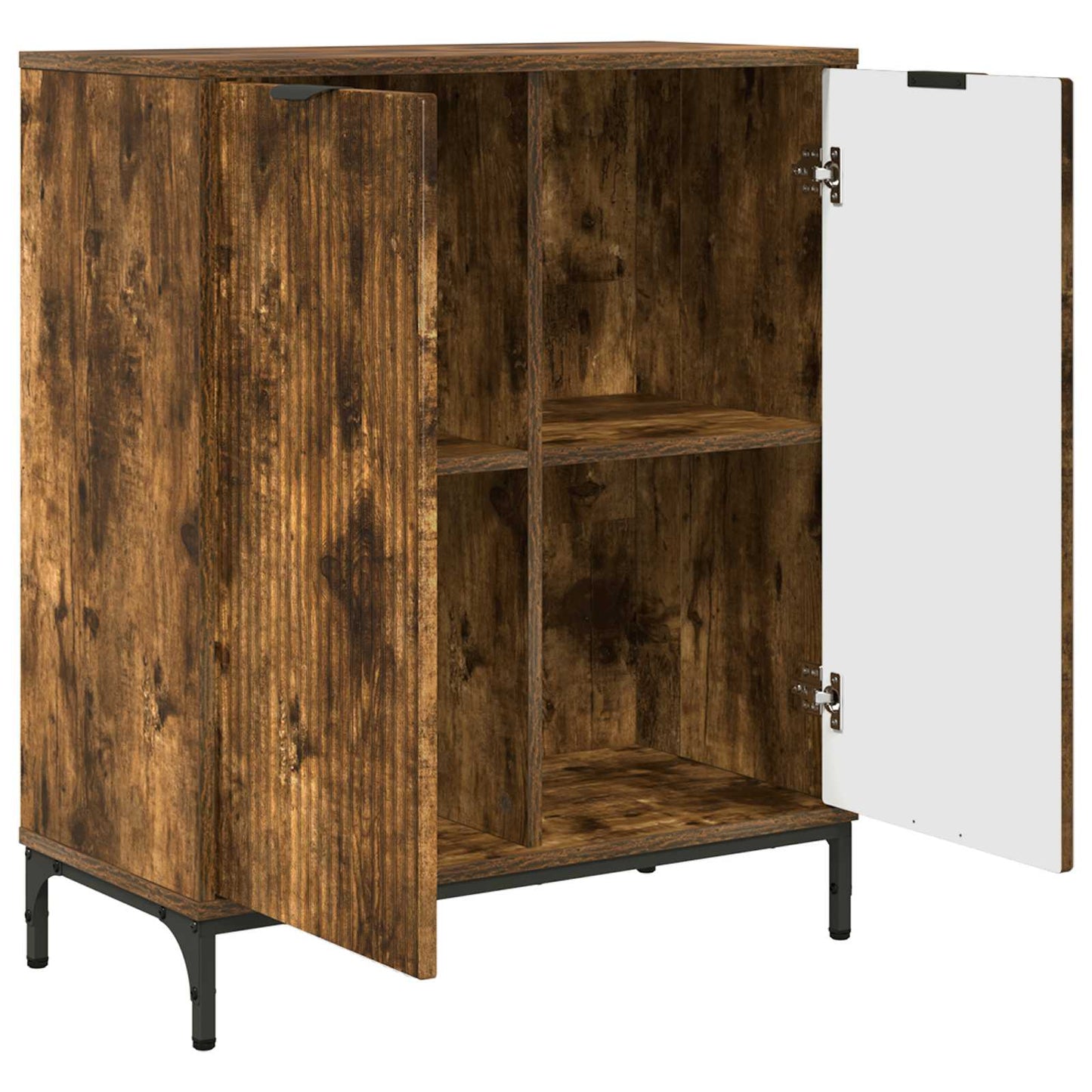 vidaXL Sideboard Smoked Oak 69.5 x 33 x 82 cm Engineered Wood