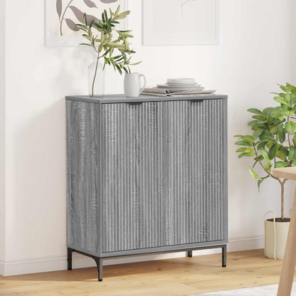 vidaXL Sideboard Grey Sonoma 69.5 x 33 x 82 cm Engineered Wood