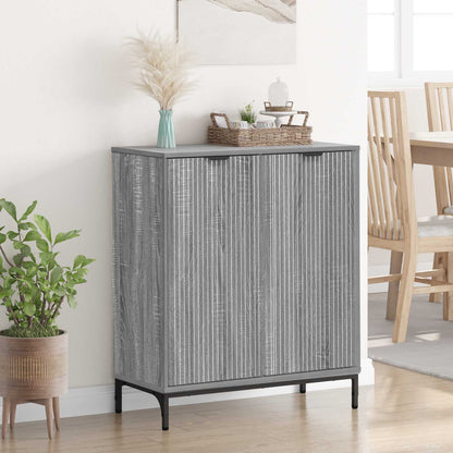 vidaXL Sideboard Grey Sonoma 69.5 x 33 x 82 cm Engineered Wood