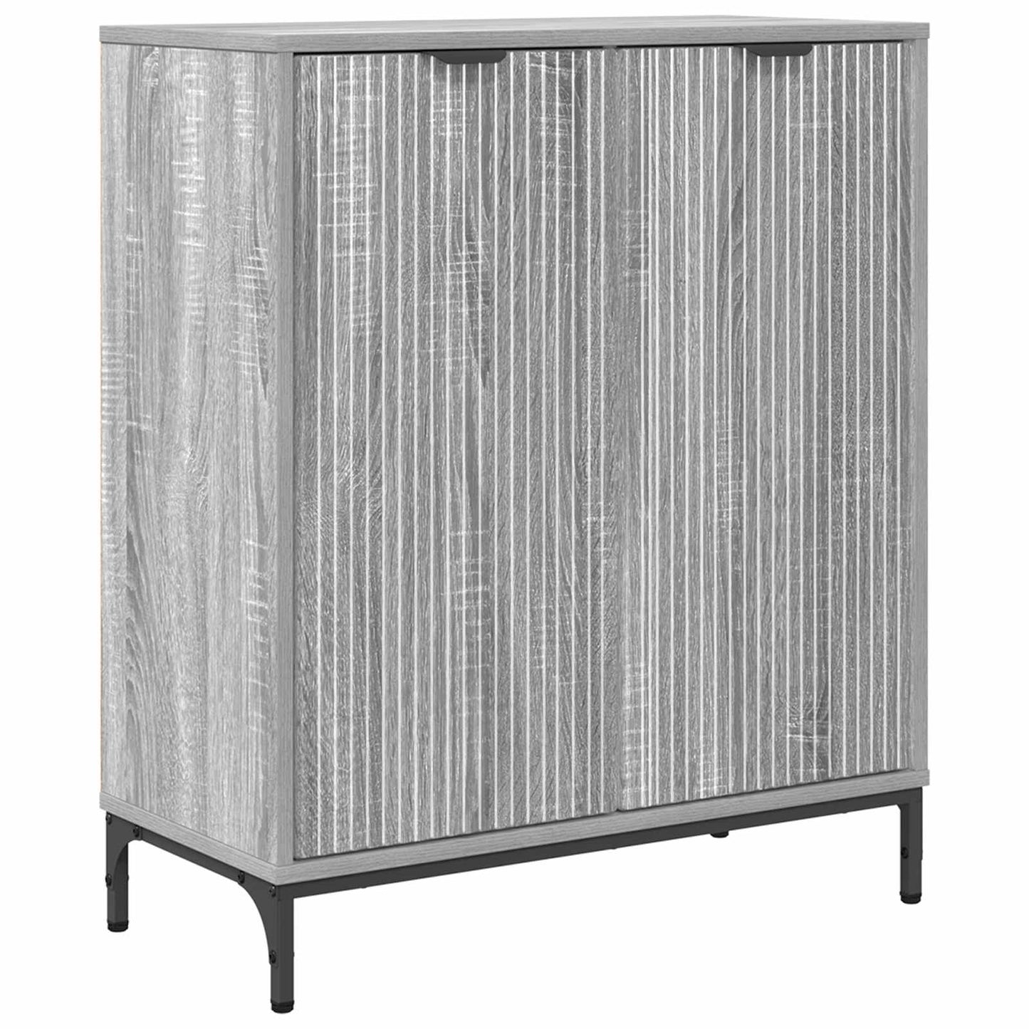 vidaXL Sideboard Grey Sonoma 69.5 x 33 x 82 cm Engineered Wood