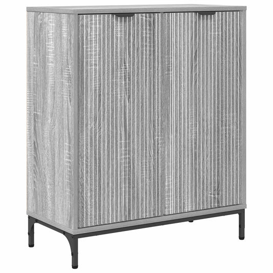 vidaXL Sideboard Grey Sonoma 69.5 x 33 x 82 cm Engineered Wood