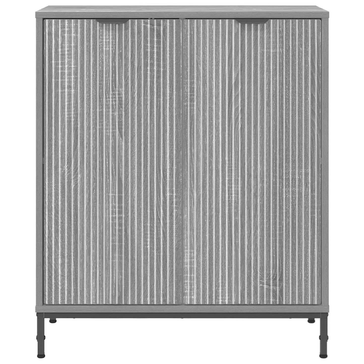 vidaXL Sideboard Grey Sonoma 69.5 x 33 x 82 cm Engineered Wood