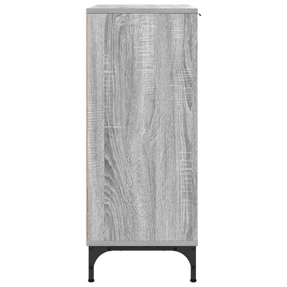 vidaXL Sideboard Grey Sonoma 69.5 x 33 x 82 cm Engineered Wood