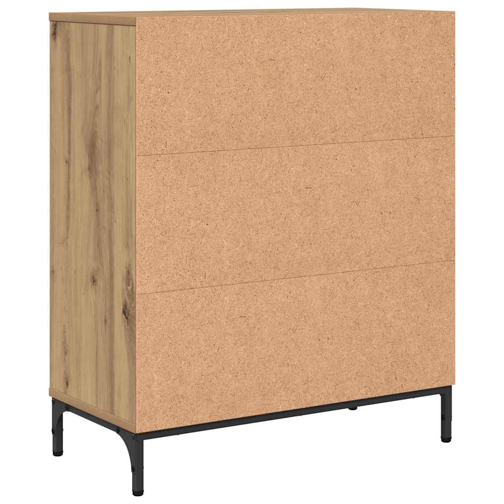 vidaXL Sideboard Artisan Oak 69.5 x 33 x 82 cm Engineered Wood