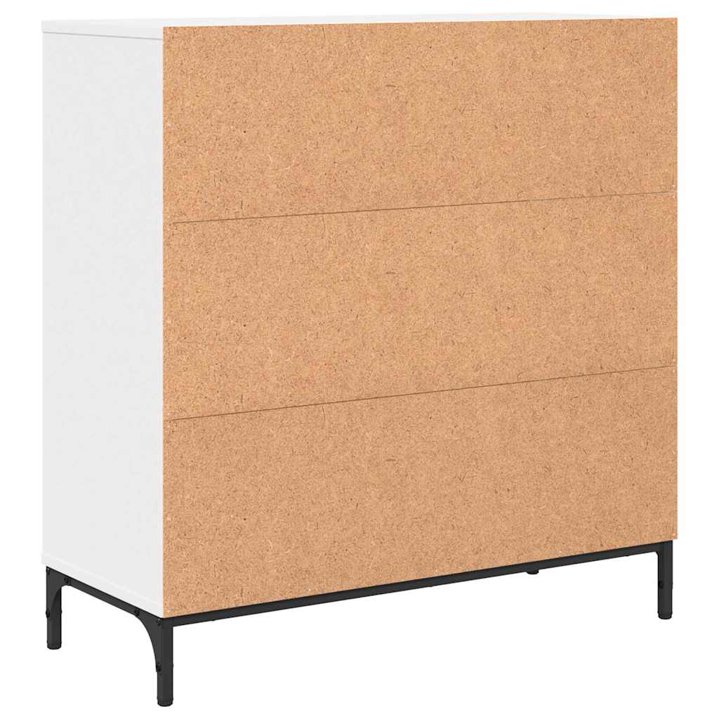 vidaXL Sideboard with Drawer White 79.5 x 33 x 82 cm Engineered Wood