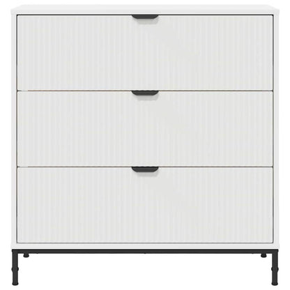 vidaXL Sideboard with Drawer White 79.5 x 33 x 82 cm Engineered Wood