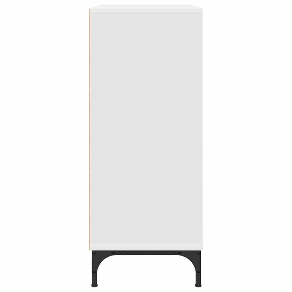 vidaXL Sideboard with Drawer White 79.5 x 33 x 82 cm Engineered Wood